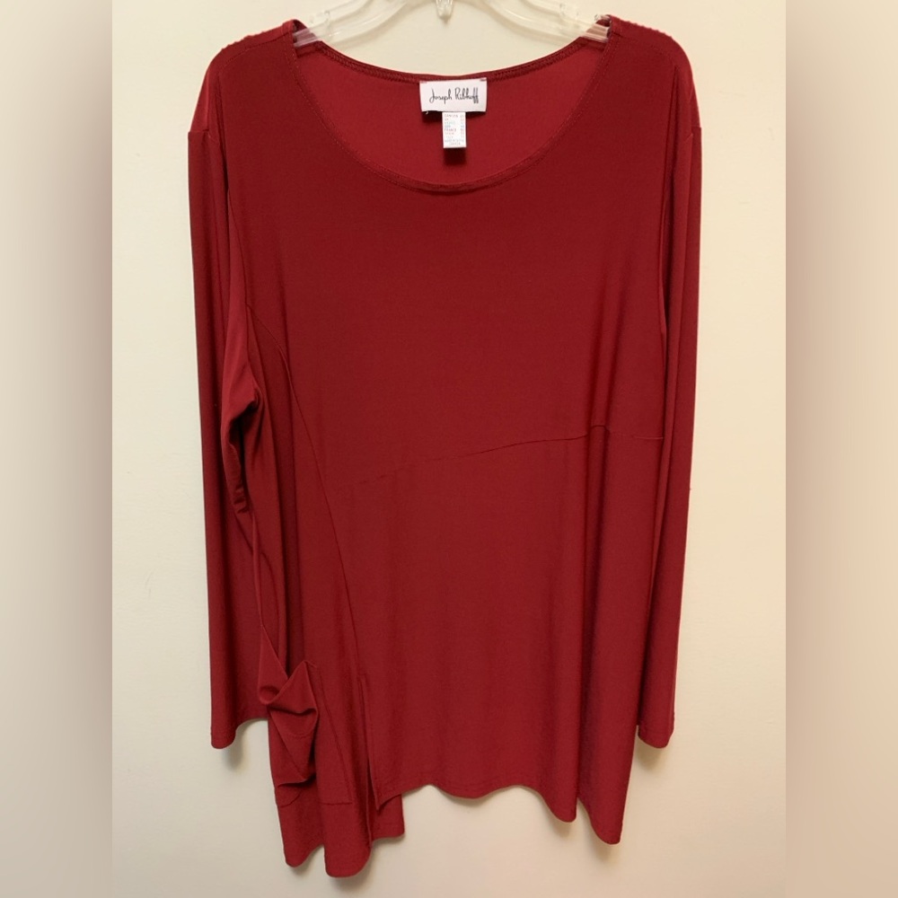 Joseph Ribkoff Tunic with Front Bottom Pocket and Slit